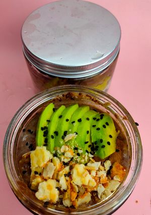 Foto resep Overnight oats #3 Milo Avocado. Super enak