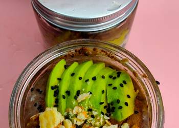 Resep Terbaru Overnight oats #3 Milo Avocado. Super enak Lezat Mantap