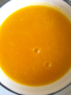 Una foto de Crema de calabaza