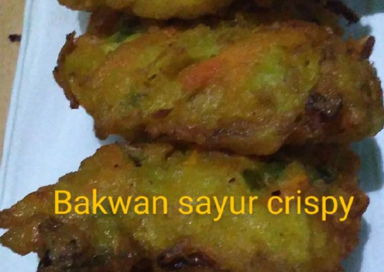 Resep Bakwan/Ote-ote Sayur Crispy Anti Gagal