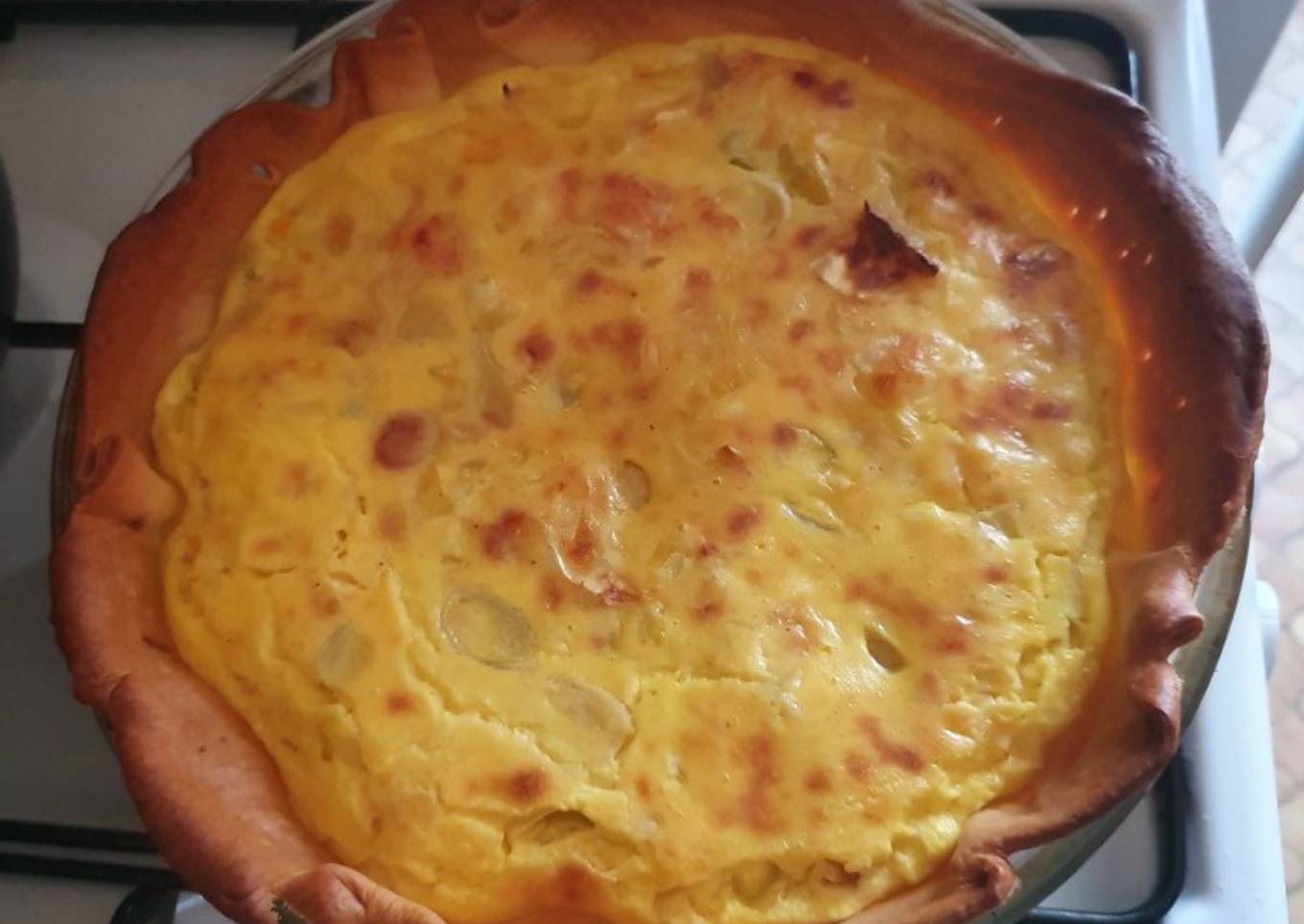 Quiche aux poireaux et au chèvre