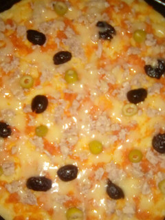 صورة لوصفة بيتزا بالتونة بطريقتي 🍕❤