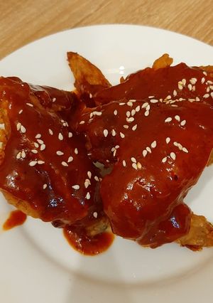 Foto resep Fire spicy chicken wing