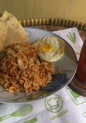 Foto resep Mie goreng kol pedas
