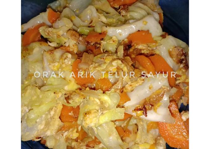 Resep Orak Arik Telur Sayur Oleh Erika Cookpad