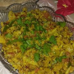 A picture of Gobhi ki bhujiya.