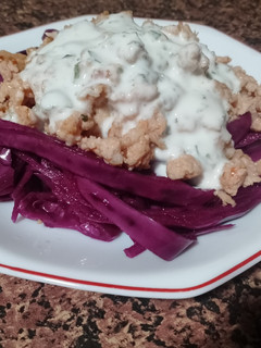 Una foto de Lombarda encurtida con carne