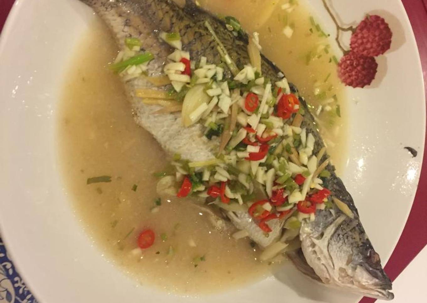 Ikan siakap ala Thai