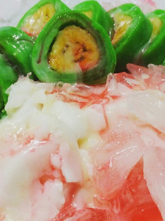 Foto resep Es Pisang Ijo Kulit Dadar
