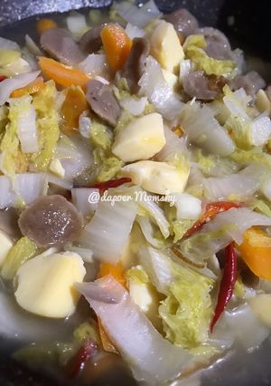 Foto resep Sawi Putih tofu bakso