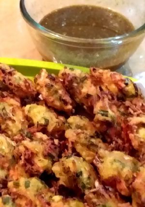 Foto resep Bakwan Sayuran + Sambal Banjar
