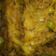 Cabbage peas stir fry