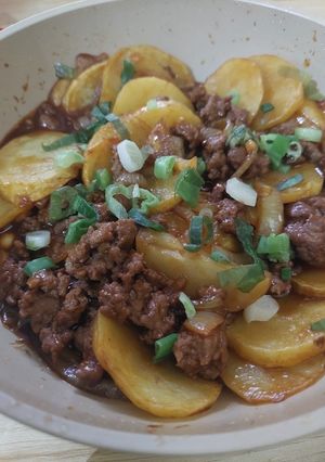 Foto resep Kentang Daging Kecap