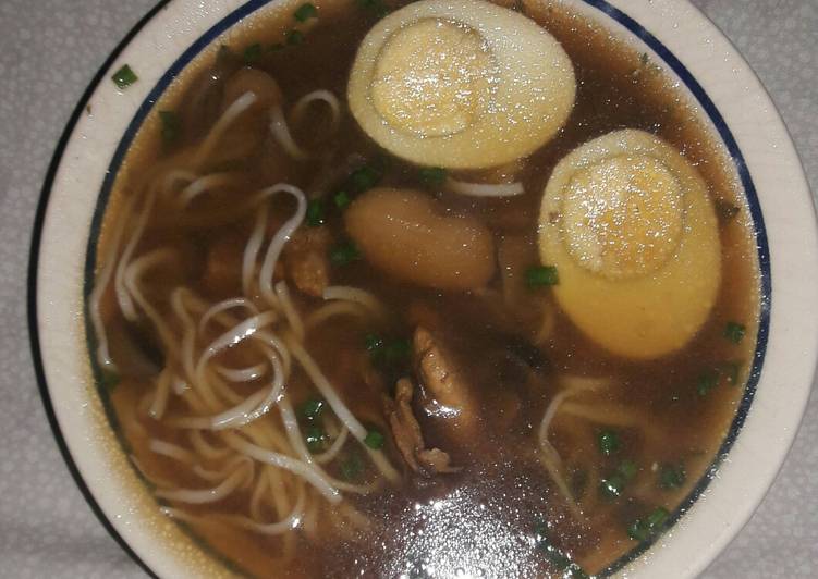 Ramen de pollo sencillo