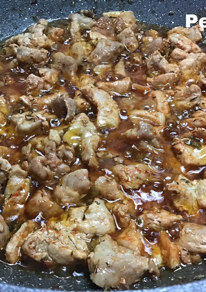 Una foto de Taquitos de magra de cabeza de cerdo en adobo rápido