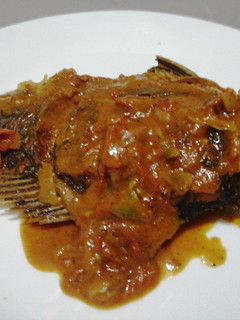 A picture of Wet fry fish.