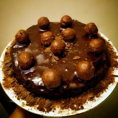 A picture of ✅ chocolate cake.
