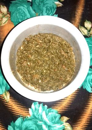 A picture of Mooli ke patton ka Saag.