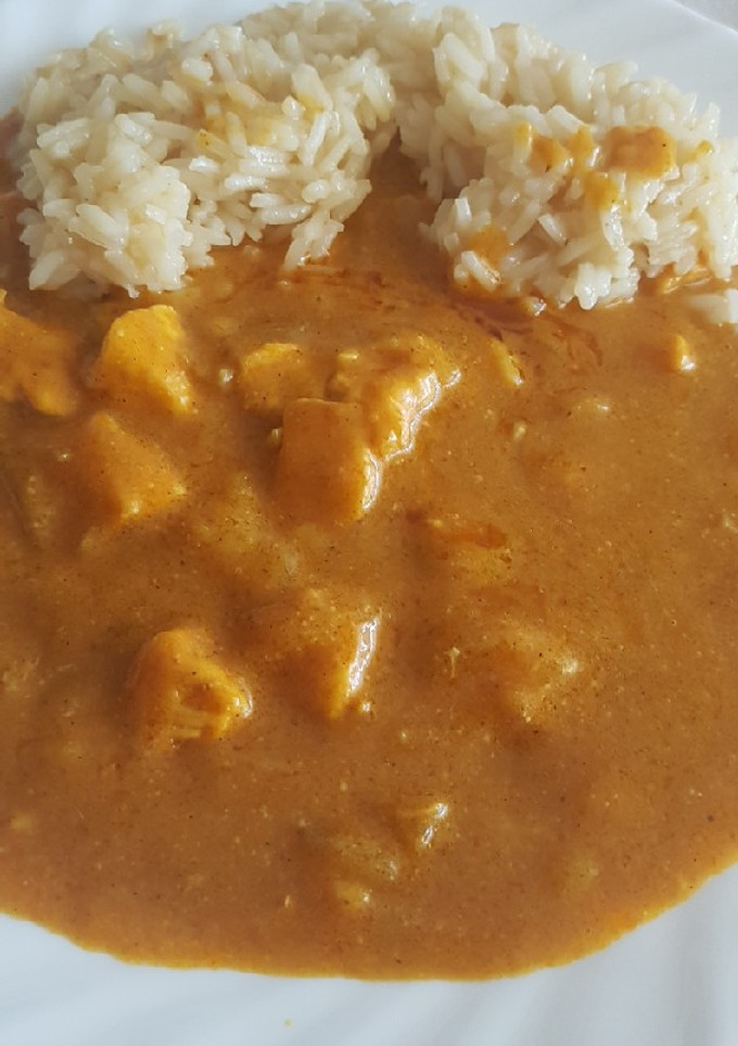 Una foto de Pollo al curry