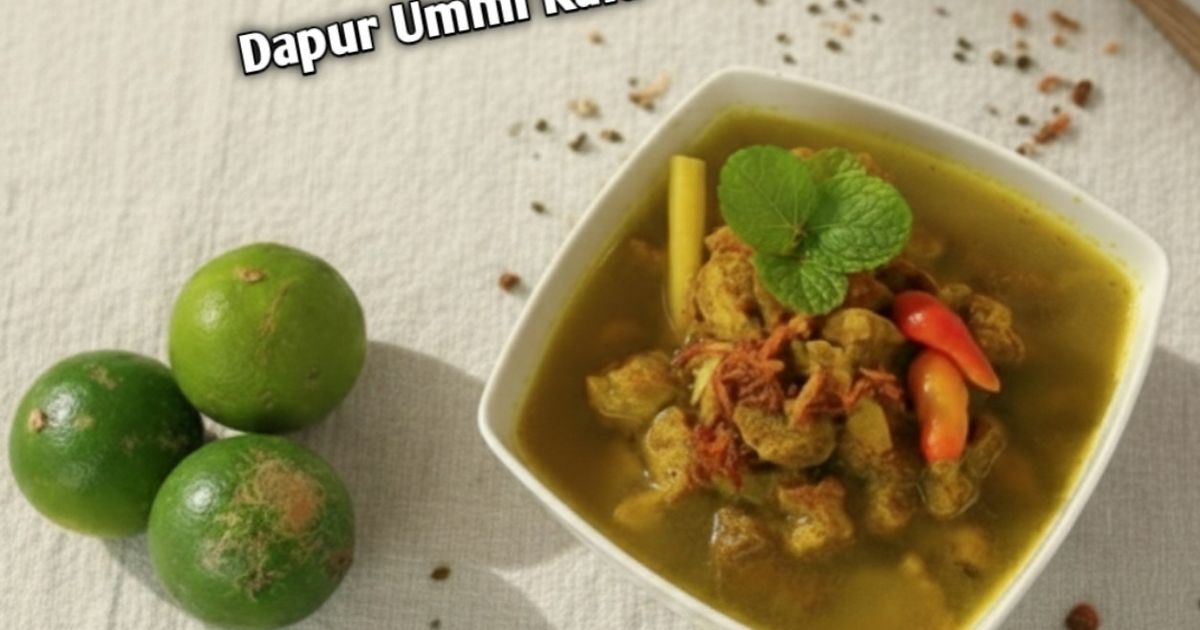 Gulai Daging Sapi tanpa santan