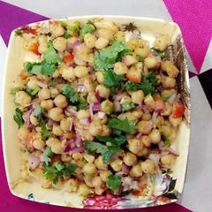A picture of Chana chaat.