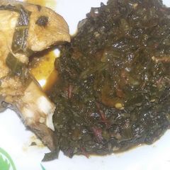 A picture of Vegetable soup.