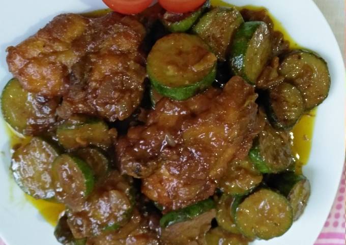 Tumis Zucchini Ayam