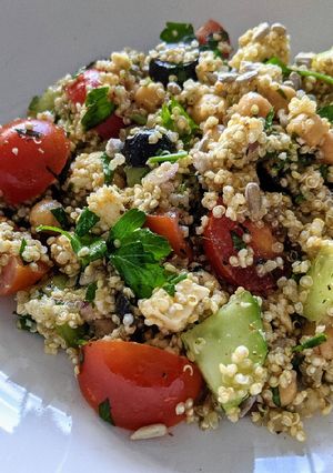 A picture of Quinoa and Chickpea Bowl.