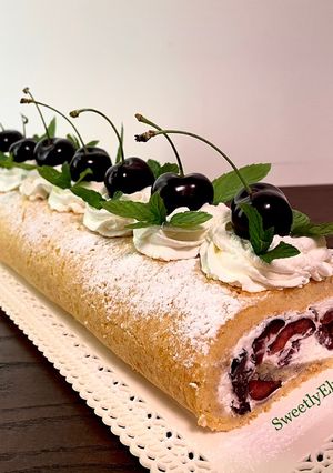 Foto di Rotolo alle ciliegie