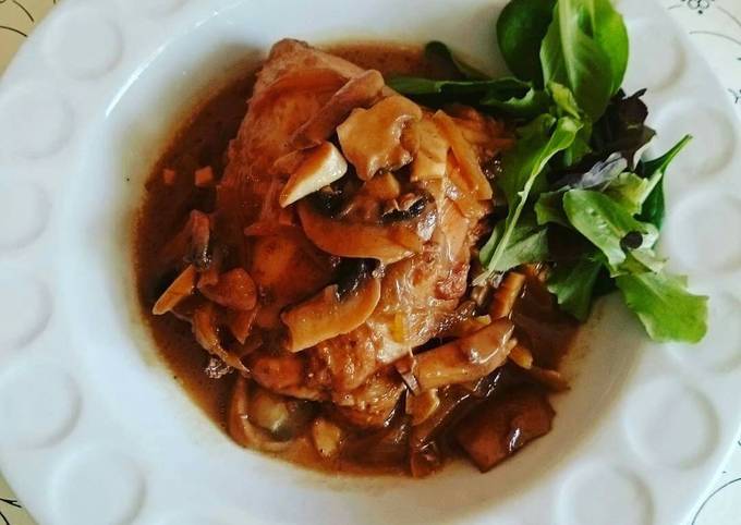 Easiest Way to Make Jamie Oliver Adobong Chicken with Mushroom