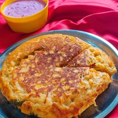 Handvo Gujarati Delicacy A picture of Handvo Gujarati Delicacy.
