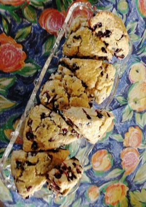 Una foto de Scones con blueberries