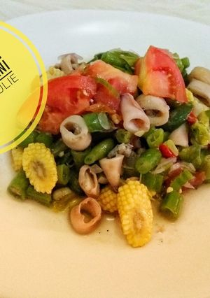 Foto resep Tumis Cumi WarnaWarni
