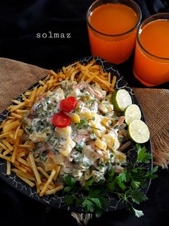 عکسی از دستور سالاد آلمانی solmaz