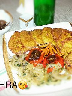 عکسی از دستور کوکو سیب زمینی و شوید 😘😘