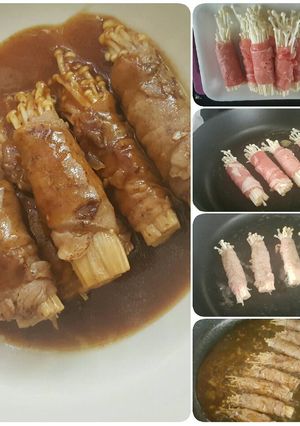 Foto resep Beef Enoki...yummy
