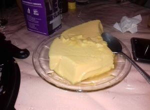 Una foto de Flan de caja afro mexicano para la Dolorosa