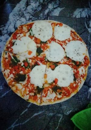 صورة لوصفة بيتزا سهلة 🍕