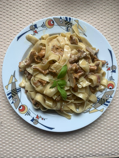 Bandnudeln mit Pfifferlingen in Sahne Rezepthauptbild