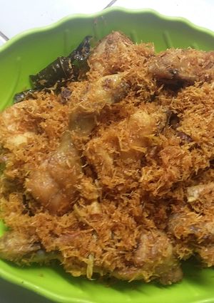 Foto resep Ayam serundeng 🍗😙