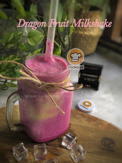 Gambar Dragon Fruit Milkshake