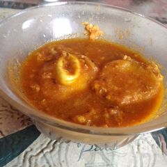 A picture of Egg drop curry.