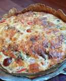 Quiche de tomates cherries y roquefort