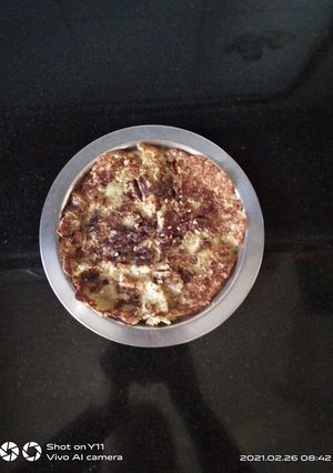 A picture of Instant mutter dosa.