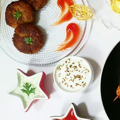 A picture of Shami Kabab.
