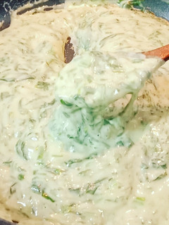 Foto resep Creamy spinach