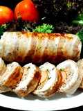 อกไก่ม้วน/อกไก่ม้วนรับอรุณ (Grilled Chicken Rolls)