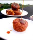 Gur Muffins with Creamy Jaggery Sauce