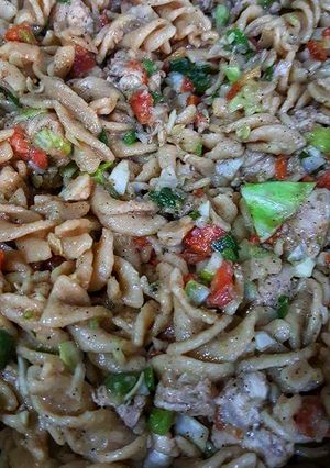 A picture of Oil free pasta.