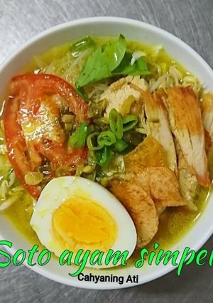 Foto resep Soto ayam simpel